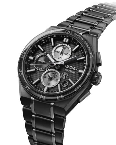 Alternative view of Seiko Astron GPS Solar Dual-Time Chronograph 44mm - SSH179J1