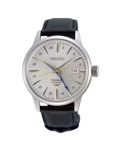 Seiko Presage Coctail Time GMT "Silver Bullet" 40.5mm - SSK049J1