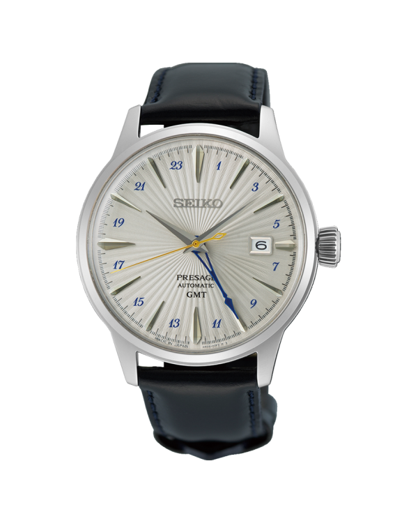 Seiko Presage Coctail Time GMT "Silver Bullet" 40.5mm - SSK049J1