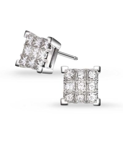 ST035100026 TILLY EARRINGS 585- 1,01CT PR.CUT WSI1