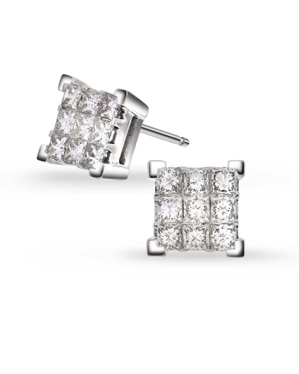 ST035100026 TILLY EARRINGS 585- 1,01CT PR.CUT WSI1