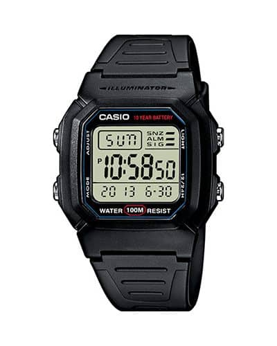 Casio W-800H-1AVES – Sort/mørk klokke
