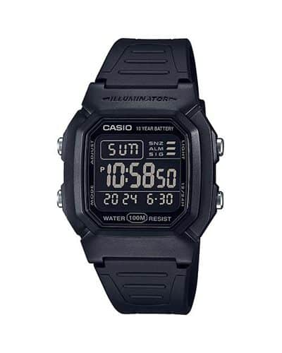 Casio W-800H-1BVES – Sort/mørk klokke