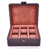 Leanschi - Collector's watch-box for 6 watches in PU-leather