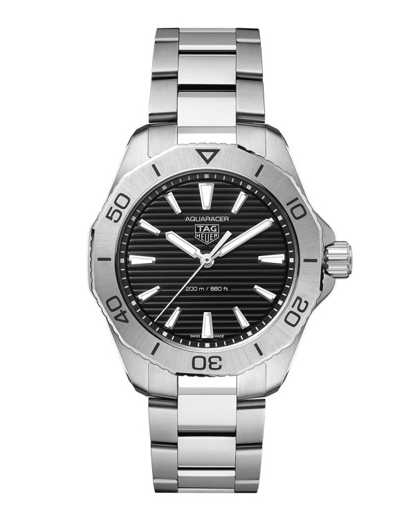WBP1110.BA0627 TAG HEUER AQUARACER Q 200 BLCK DIAL, BRAC, 40 MM