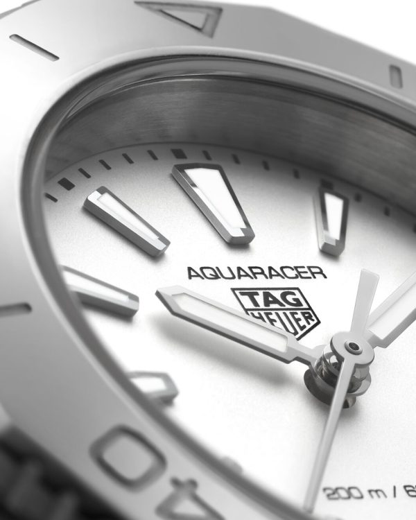 Alternative view of WBP1411.BA0622 TAG HEUER AQUARACER Q 200 WHITE DIAL, BRACELET, 3