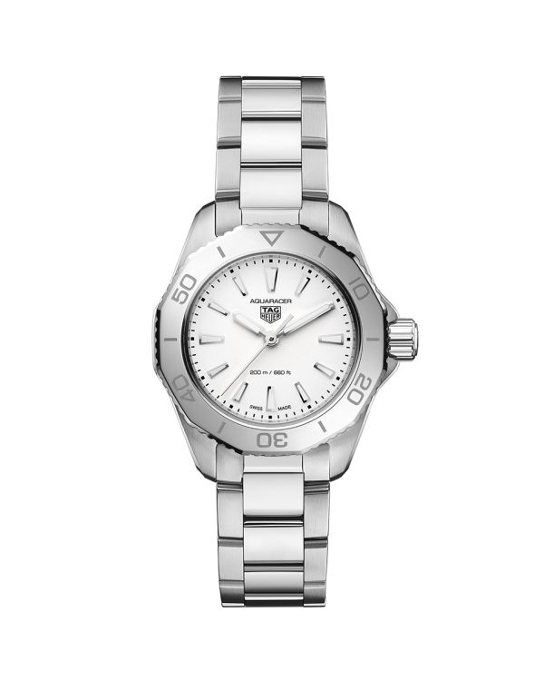WBP1411.BA0622 TAG HEUER AQUARACER Q 200 WHITE DIAL, BRACELET, 3