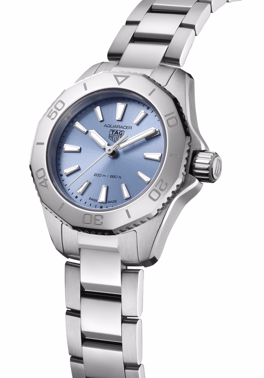 WBP1415.BA0622 TAG HEUER AQUARACER Q 200 BLUE DIAL, BRACELET, 30 - Bilde 3
