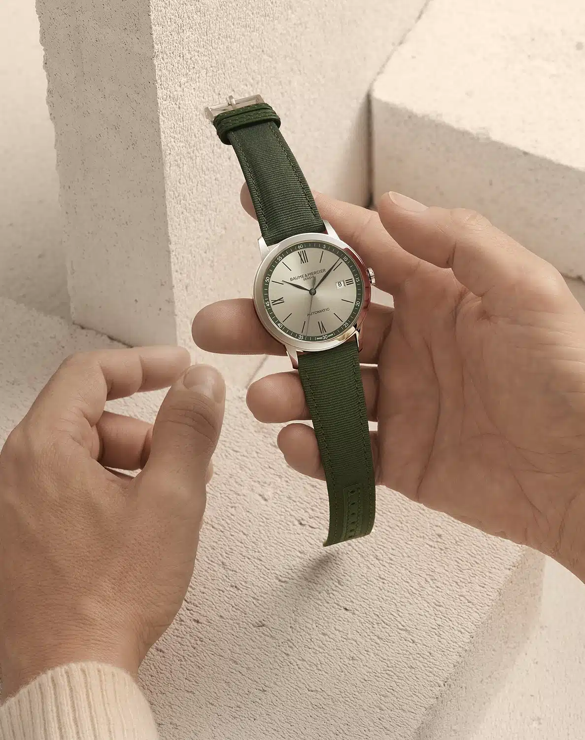 MOA10696 CLASSIMA 42MM ST/FB DI:GREY AUTO - Bilde 2